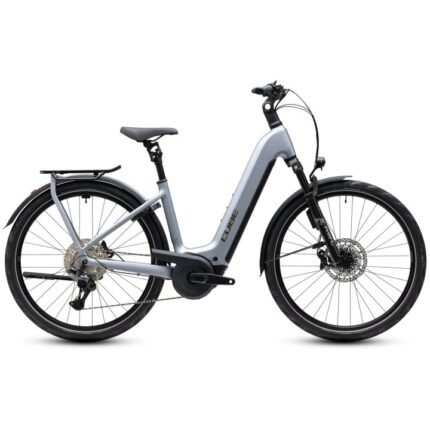 CUBE KATHMANDU HYBRID EXC 800 - Easy Entry - Trekking E-Bike - 2027 - slategrey / chrome