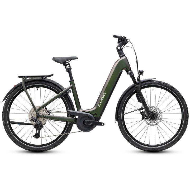 1112412-s-00-2137571 CUBE KATHMANDU HYBRID EXC 800 - Easy Entry - Trekking E-Bike - 2027 - slategrey / chrome