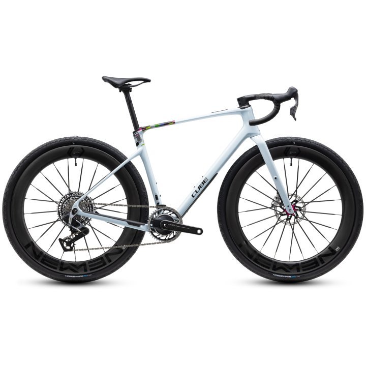 1136900-s-00-2151415 CUBE NUROAD C:62 SLT - Carbon Gravel Bike - 2027 - glacier / magenta