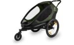 Hamax Outback Single Kinderanhänger mit Deichsel und Buggyrad