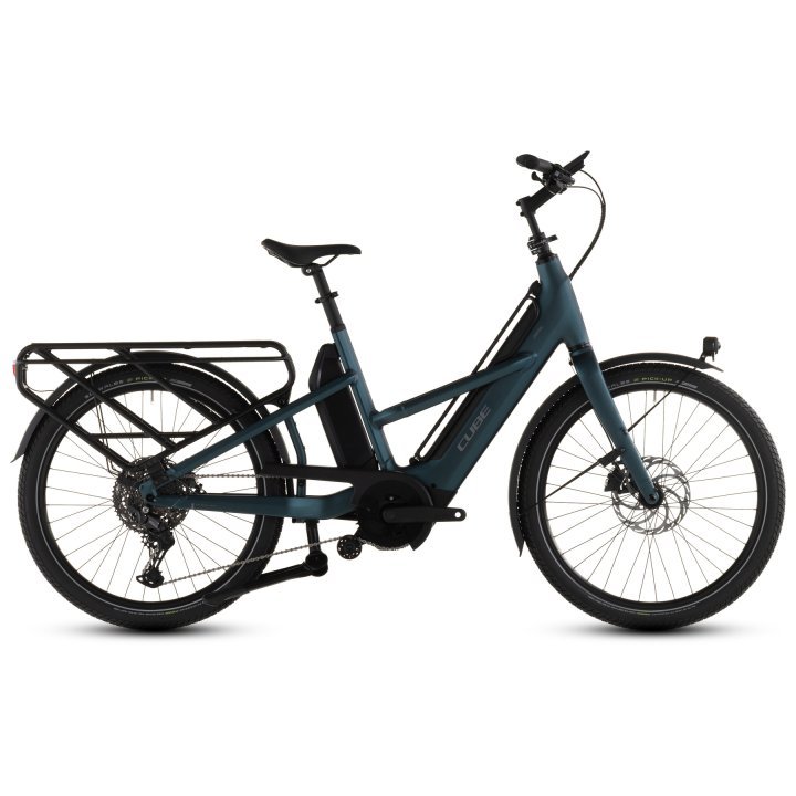 122200-1-1966942 CUBE LONGTAIL HYBRID 800 - Elektro Lastenrad - 2026 - royalgreen / black