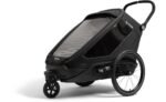 Hamax Outback Next Double Kinderanhänger mit Deichsel und Buggyrad – Image 7