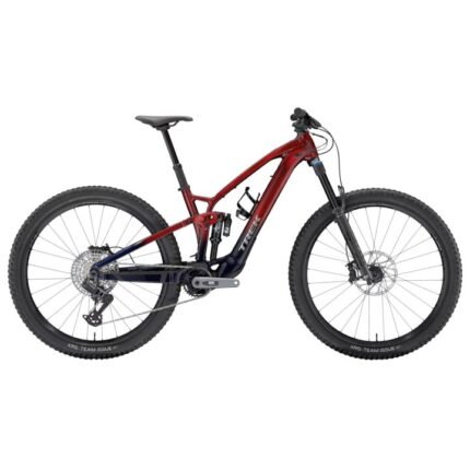 Trek FUEL EXe 8 GX AXS T-Type - 29" E-Mountainbike - 2025 - Rage Red to Deep Dark Blue Fade